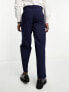 New Look relaxed pleat smart trousers in navy