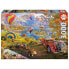 Фото #2 товара EDUCA 3000 Pieces The Valley Of the Hot Air Balloons Puzzle