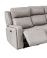 Фото #3 товара Claude 83" Genuine Leather in Dual Power Headrest and Lumbar Support Reclining Sofa