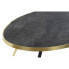 Фото #2 товара Кофейный столик DKD Home Decor Чёрный Позолоченный Стеклянный Сталь 110 x 50 x 41,5 cm