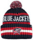 Men's Navy Columbus Blue Jackets Bering Cuffed Knit Hat with Pom