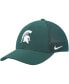 ფოტო #1 პროდუქტის Men's Green Michigan State Spartans Legacy91 Meshback Swoosh Performance Flex Hat