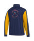 ფოტო #3 პროდუქტის Men's Blue Colorado Rockies Team Classics Half-Zip Jacket