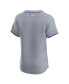 Фото #3 товара Men's Gray New York Mets Road Vapor Premier Elite Patch Jersey