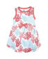 Фото #2 товара Toddler Girls Organic Cotton Sleeveless Dresses, Coral Reef