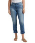 ფოტო #1 პროდუქტის Women's Carter Mid Rise Relaxed Girlfriend Jeans