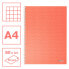 ESSELTE Wiro Cardboard Covers Color Breeze A4 Squared Coral Notebook