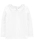 Фото #6 товара Toddler Scalloped Peter Pan Embroidered Top 2T