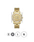 ფოტო #7 პროდუქტის Women's Laurel Diamond (1/10 ct.t.w.) 18k Gold Plated Stainless Steel Watch