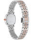 ფოტო #3 პროდუქტის Salvatore Women's Swiss Two-Tone Stainless Steel Bracelet Watch 23mm