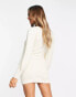 Miss Selfridge lash tunic in ivory