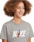 ფოტო #2 პროდუქტის Big Kids Sportswear Relaxed-Fit Printed T-Shirt