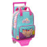 Фото #1 товара Школьный рюкзак с колесиками The Bellies 20 x 28 x 8 cm Фиолетовый бирюзовый Белый
