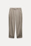 ZW COLLECTION BUTTONED HEM TROUSERS