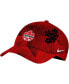 Women's Red Canada Soccer Campus Adjustable Hat