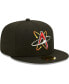 Фото #4 товара Men's Black Albuquerque Isotopes Authentic Collection 59FIFTY Fitted Hat