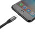 Фото #7 товара Płaski kabel przewód USB Iphone Lightning z uchwytem 2A 23CM czarny