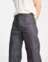 Dickies double knee work trousers in grey