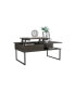 Lift Top Coffee Table Juvve, One Shelf, Carbon Espresso Onyx Finish