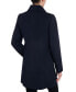 Фото #2 товара Women's Wool Blend Zip-Front Coat
