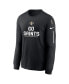 Фото #3 товара Men's Black New Orleans Saints Team Slogan Long Sleeve T-shirt