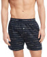 Фото #1 товара Men's Jersey-Knit Logo-Print Cotton Boxers