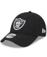 Фото #3 товара Men's Black Las Vegas Raiders 2023 NFL Crucial Catch 9FORTY Adjustable Hat