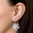 31130.1 crystal flower earrings
