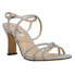 Фото #2 товара Nina Anna Rhinestone Wedding Strappy Womens Silver Dress Sandals ANNA-YY-TSILSH