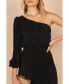 Women's Pontee One Shoulder Pleated Midi Dress