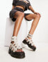 Фото #1 товара Dr Martens Ricki gladiator sandals in cobblestone grey leather