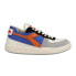 Diadora Mi Basket Row Cut Milk Breakfast Lace Up Mens Blue, Grey, Orange Sneake