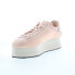 Diesel S-Pyave Wedge ET Womens Pink Canvas Lifestyle Sneakers Shoes