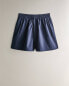 Plain cotton shorts