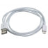 Фото #3 товара IC Intracom USB2.0 Anschlusskabel Typ A - Lightning weiss 1m - Cable - Digital