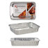 Фото #3 товара Набор кухонной посуды одноразовая алюминиевая Kinvara 22 x 15,6 x 4,8 см (12 штук)