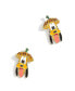 ფოტო #1 პროდუქტის Women's Pluto Pumpkin Earrings