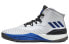 Фото #1 товара Кроссовки баскетбольные Adidas D Rose 8 высокие бело-сине-черные для мужчин