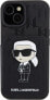 Фото #3 товара Karl Lagerfeld Karl Lagerfeld KLHCP15SSAKKNSCK iPhone 15 6.1" czarny/black hardcase Saffiano Cardslots and Stand Monogram Ikonik Patch