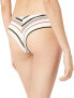 Фото #3 товара Volcom Womens 180588 Stripe Cheeky Coverage Multi Bikini Bottom Swimwear Size L