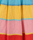 ფოტო #5 პროდუქტის Little Girls Smocked Colorblock Cotton Dress