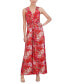 ფოტო #4 პროდუქტის Petite V-Neck Sleeveless Maxi Dress