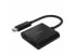 Фото #11 товара Адаптер Belkin AVC002BTBK USB 3.2 Gen 1 (3.1 Gen 1) Type-C 60 W Black HDMI 131.5 mm 59 mm