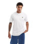 Lyle & Scott icon logo slub t-shirt in white