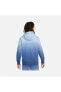 Фото #2 товара Sportswear French Terry Dip-Dyed Pullover Hoodie Mavi Erkek Kapüşonlu Sweatshirt