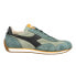 Фото #1 товара Diadora Equipe Suede Sw Lace Up Mens Green Sneakers Casual Shoes 175150-70397