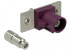 Фото #4 товара Delock 89819 - FAKRA D - Male - Gold - Stainless steel - Violet - Brass - Plastic - Steel - China