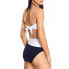 Фото #2 товара Lauren Ralph Lauren Womens Bel Air Sash Bikini Bottom Black White Size 10 304359