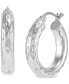 Textured Tube Small Hoop Earrings, 20mm, Created for Macy's