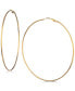 ფოტო #1 პროდუქტის 3 1/4" Large Hoop Earrings